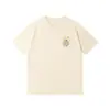 Nueva Camiseta de Manga Corta para Mujer Primavera y Verano, Cuello Redondo, Hombro Recto, Top Blanco Holgado de Moda para Usar por Debajo, Camiseta Básica de Algodón Puro para Pareja