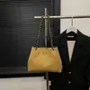 Bolso de Cadena de Diamantes para Mujer Gran Capacidad Nuevo Otoño e Invierno 2025 Bolso Cruzado Retro Esmerilado Bolso Tote para el Trabajo y el Viaje
