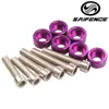 Modificação de Carro Liga de Alumínio Decorativa em Forma de Copo Conjunto de Gaxetas 6mm Conjunto de 6 Peças