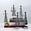Portavelas de Aromaterapia Personalizado, Carrusel de Flujo de Aire Caliente, Portavelas Giratorio de Árbol de Navidad, Decoración de Portavelas de Acero Inoxidable