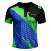 Camisa Henle Masculina com Estampa Xadrez Colorida 3D Moda Streetwear Hip-Hop Gola Henle Fashionável Manga Curta
