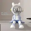 Figura popular de astronauta para oficina, estudio, escritorio y decoración del hogar, artesanía de resina de astronauta