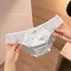 Venda Direta de Fábrica Bestseller Transfronteiriço Estilo Puro Desejo Sexy Roupa Íntima Feminina Cetim Confortável Cintura Baixa Tentadora Hot Girl Tanga