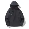Jaqueta à prova de vento e à prova d'água para uso externo, para homens e mulheres, adequada para primavera e outono, estilo workwear, perfeita para casais, caminhadas e montanhismo