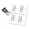 Accesorios Multifuncionales para Máquina de Coser Eléctrica Prensatelas de Unión de 1/4" Adecuado para Fuji Huaweiji 4123708-45
