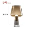Luminária de mesa nórdica minimalista pós-moderna de luxo leve designer de quarto luminária de cabeceira sala de estar de ponta vidro decorativo design criativo