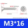 Tornillos Autorroscantes de Acero Inoxidable 304 con Ranura de Cruz Ka Tornillos Autorroscantes de Cabeza Plana con Ranura de Cruz M1-M8