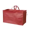 Extra Grande Extra Grande Bolsita con Cierre Ecológica Bolsa No Tejida Gran Capacidad Caja de Regalo Grande Bolsa de Regalo Color Sólido