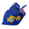 Bandana de Algodón Sarga para Perro Mascota Estilo de Atar Babero Infantil Bufanda para Cabeza de Bebé Empaquetado Individualmente