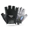 Guantes de fitness para hombre y mujer, deportivos para exteriores, transpirables, seda de hielo, palma de silicona líquida, protección, resistentes al desgaste, guantes de ciclismo de medio dedo