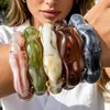 Accesorio transfronterizo de gran venta, producto nuevo: brazalete abierto de forma de ola irregular para mujer, conjunto de tres piezas personalizado y de moda de joyería para mujer