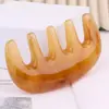 Tablero raspador para masaje de cabeza al por mayor resina meridiano tendón estiramiento tabla de masaje herramienta de belleza tendón estirar