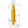 Dedal de antena conector STM para placa de pruebas de soldadura sonda de prueba dedal de resorte contacto de carga parche de PCB conexión pogopin