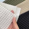 Tejido de algodón agradable para la piel, con estampado de rombos y jacquard geométrico con marca de agua, para otoño e invierno.