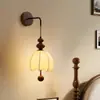 Candelabro Estilo Medieval Francés Retro Estudio Dormitorio Sala de Estar Comedor Estudio Guardarropa Tela Luz de Ambiente Alta Gama