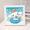 Nuevo Kuromi Pintura de Diamantes Sanrio DIY Hecho a Mano para Niños Juguete Educativo de Diamantes con Marco Mesa Fabricante Venta al por Mayor