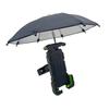 Parasol impermeable para exteriores, soporte para bicicleta, motocicleta con sombrilla, para repartidor, coche eléctrico, soporte para navegación de teléfono móvil