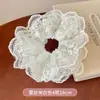 Gravata de Cabelo Elegante e Suave Estilo Coreano 2025 para Mulheres, Nova Faixa de Cabelo de Renda para Penteados de Coque, Acessório de Cabelo