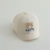 Sombreros de Sol para Bebé de Primavera y Verano al por Mayor Estilo Nuevo Niños y Niñas Súper Lindos Letra Oso Ala Corta Transfronterizo