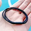 Anillo para el cabello básico 3 en 1 de alta elasticidad, versión coreana de cabeza de bola de cola de caballo simple, banda de goma pequeña, cuerda para la cabeza fresca pequeña, venta al por mayor para mujeres