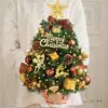 Árbol de Navidad Hogareño Pequeñas Decoraciones Navideñas Adornos Encriptados Luces DIY Hecho a Mano Estilo Ins Paquete Escena Decoración