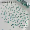 Pedras Strass Zircônia Coração para Nail Art Celebridade da Internet Super Brilho Laço Formato de Coração Mosaico Strass Colorido DIY Unhas Vestíveis Acessórios de Strass para Unhas