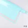 Ropa Floral Papel de Envoltura de Flores Impermeable, Marco Simple de Luna Hielo Agua Borde de Película Opp, Materiales de Empaque de Película de Gelatina Semitransparente ¡Ahora Disponibles!