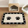 Tapete para Comida de Mascotas Temu Transfronterizo de Tierra de Diatomeas Impermeable Antideslizante para Perros y Gatos Resistente a la Suciedad y Fácil de Limpiar