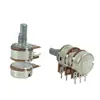 Potenciômetro Rotativo Série Rk Link Único Duplo com Interruptor e à Prova de Poeira Potenciômetro de Tom Ajustável Velocidade Dimmer Personalização