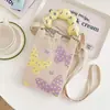 Caperucita Roja Mismo Estilo Bolsa para Teléfono Celular Bolso Pequeño Versátil Moda Personalizada Bolso Cruzado de Hombro para Niña Bolso de Mano Portátil
