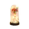 520 Regalo del Día de San Valentín Ramo de Jabón de Rosas Regalo de Cumpleaños Flor Eterna Luminosa Adornos de Decoración de Escritorio