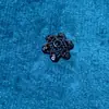Fuerte Retención de Color Chapado en Oro de 14K Incrustaciones de Circonita Soporte de Copo de Nieve Flor de Cuatro Hojas Porta Cuentas de Flor de Ciruelo Accesorios para Joyería de Cuentas DIY