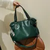 Bolsa Feminina 2021 Outono Nova Bolsa de Mão Estilo Coreano Bolsa para Mãe de Meia-idade Estilo Ocidental Simples Bolsa de Ombro Único Transversal