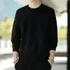 Suéteres de Punto Rotos de Color Puro Estilo Retro Japonés para Hombres y Mujeres en Otoño e Invierno Estilo Perezoso Diseño Suelto y Versátil de Pareja Suéteres de Punto