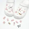Zuecos Lindos y de Moda Estilo Ins Accesorios DIY Hebillas de Zapato Desmontables Flor de Zapato de Ballet Dibujos Animados 3D Accesorios