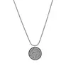Collar Colgante Moneda Redonda Marca Cabeza de Principito Hip-Hop Acero de Titanio para Hombres y Mujeres Tendencia Nacional Estilo Frío Ins Accesorios Versátiles