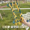 Suministro directo de fábrica percha plegable multifuncional tendedero a prueba de viento multi-clip para calcetines tendedero universal percha de plástico venta al por mayor