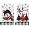 Paños de limpieza creativos con temática navideña de Amazon transfronterizos, manteles para el hogar y la cocina, paños de cocina y paños decorativos navideños
