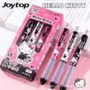 Yuemu Genuino Hello Kitty Edición Limitada Roja y Azul Bolígrafo de Gel Retráctil Jt829 para Estudiantes de Primaria St Bolígrafo de Secado Rápido para Exámenes Negro