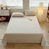 2026 Nuevo Estilo Hilo de Algodón Puro Teñido en Hilo Algodón Lavado Sábana Individual Cuadros Simples Cubre Cama de Algodón Puro Juego de Tres Piezas Ropa de Cama