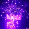 Lámpara de alambre de plata LED USB5V transfronteriza 2 M 5 M 10 m 20 m Festival de Navidad Boda Año Nuevo lámpara de alambre de cobre decorativa