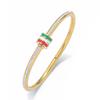 Pulsera de moda transfronteriza pulsera de joyería para mujer pulsera acero inoxidable con taladro hueco hebilla de acero titanio joyería simple coreana