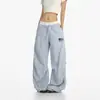 Pantalones Casuales de Pierna Ancha Estilo Perezoso para Mujer, Nuevo Modelo Verano 2026, Cintura Elástica, Corte Holgado, Pantalones Rectos Adelgazantes