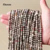 Cuentas Redondas de Cristal Pulsera Larga Semi-terminada Pulsera de Cuentas Redondas Sueltas de Ágata Cuentas Espaciadoras Cadena de Cuentas DIY Accesorios de Joyería Artículo Caliente