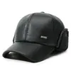 Gorra de Invierno para Hombre de Mediana Edad y Ancianos Estilo Pato para Exteriores Protección contra el Frío Calidez Papá Hombre Mayor Gorra de Béisbol Engrosada con Protección para las Orejas
