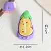Lindo Peluche de Comida Llavero Juguete de Peluche Creativo Comida Muñeca Colgante Corazón Femenino Llavero de Bolso Colgante Decorativo