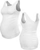 Vestido Chaleco de Maternidad Factory Transfronterizo Amazon Alta Elasticidad para Cumplir con Diferentes Periodos de Embarazo Sin Costuras Talla Grande Plisado