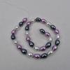 Perla de Vidrio Completamente Perforada Forma de Gota de Agua Cuentas Sueltas DIY Hecho a Mano Collar Pendientes Colgante Accesorios de Joyería