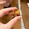 Pendientes Cuadrados Retro Franceses de Ámbar Carey para Mujer, de Alta Gama, Elegantes, Diseño Único, Modernos