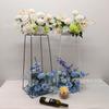 Nuevos accesorios de boda pintura de hierro forjado guía de flores de camino decoración de flores de simulación soporte de flores adornos de tiro de hierro forjado artesanías